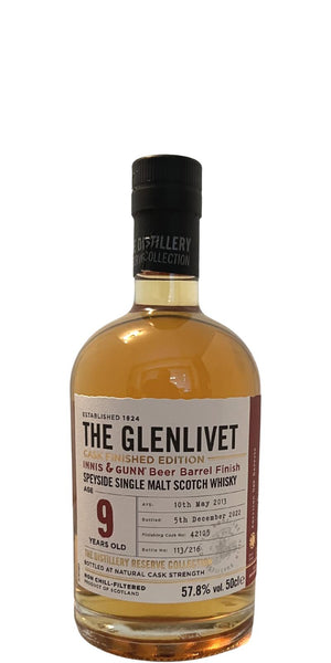 Glenlivet 2013 The Distillery Reserve Collection 9 Year Old 2022 Release (Cask #42105) Single Malt Scotch Whisky | 500ML