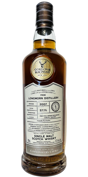 Longmorn 2007 GM Connoisseurs Choice – Cask Strength 15 Year Old 2022 Release (Cask #18603801) Single Malt Scotch Whisky | 700ML