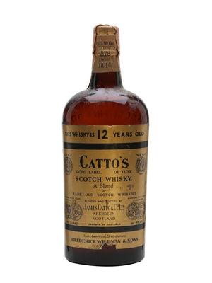 Catto’s 12 Year Old Gold Label Bot.1940s Blended Scotch Whisky