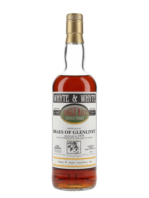 Braes Of Glenlivet 1979 15 Year Old Sherry Cask Whyte & Whyte Speyside Single Malt Scotch Whisky