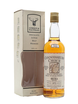 Brora 1972 Bot.1992 Connoisseurs Choice Highland Single Malt Scotch Whisky Gordon & MacPhail | 700ML