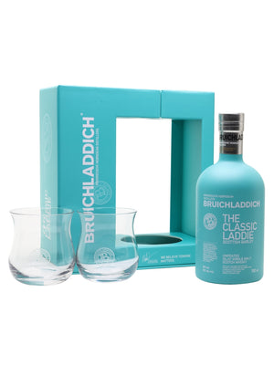 Bruichladdich The Classic Laddie 2 Glass Pack Islay Single Malt Scotch Whisky | 700ML