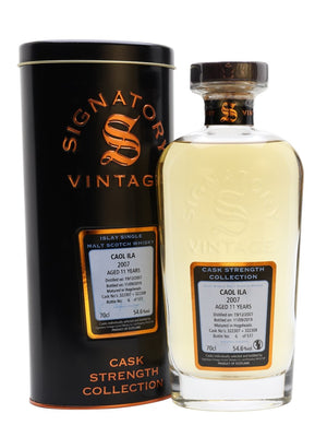 Caol Ila 2007 11 Year Old Signatory Islay Single Malt Scotch Whisky | 700ML