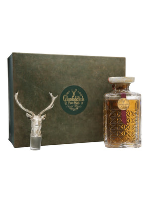Glenfiddich “De Luxe” Silver Stag Decanter Bot.1980s Speyside Single Malt Scotch Whisky