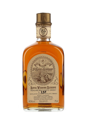 Glen Grant 25 Year Old Royal Wedding Reserve Speyside Single Malt Scotch Whisky