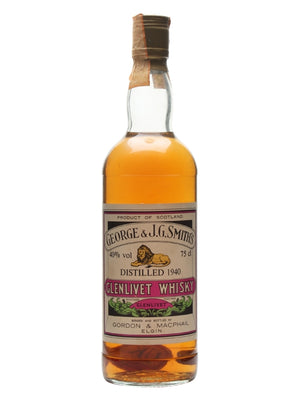 Glenlivet 1940 Bot.1980s Gordon & Macphail Speyside Single Malt Scotch Whisky