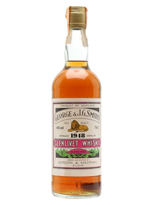 Glenlivet 1948 Bot.1980s Gordon & Macphail Speyside Single Malt Scotch Whisky