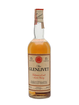 Glenlivet 1954 15 Year Old Speyside Single Malt Scotch Whisky
