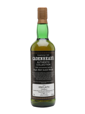 Kinclaith 1965 24 Year Old Cadenhead’s Lowland Single Malt Scotch Whisky | 700ML