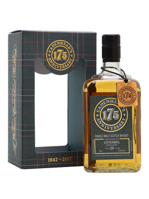 Littlemill 1991 26 Year Old Cadenhead’s Lowland Single Malt Scotch Whisky | 700ML