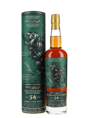 Peat’s Beast 1985 34 Year Old Cognac Finish Islay Single Malt Scotch Whisky | 700ML