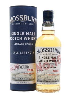 Mannochmore 2008 10 Year Old Vintage Casks #16 Mossburn Speyside Single Malt Scotch Whisky | 700ML