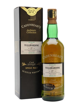 Tullibardine 1964 27 Year Old Cadenhead’s Highland Single Malt Scotch Whisky | 700ML